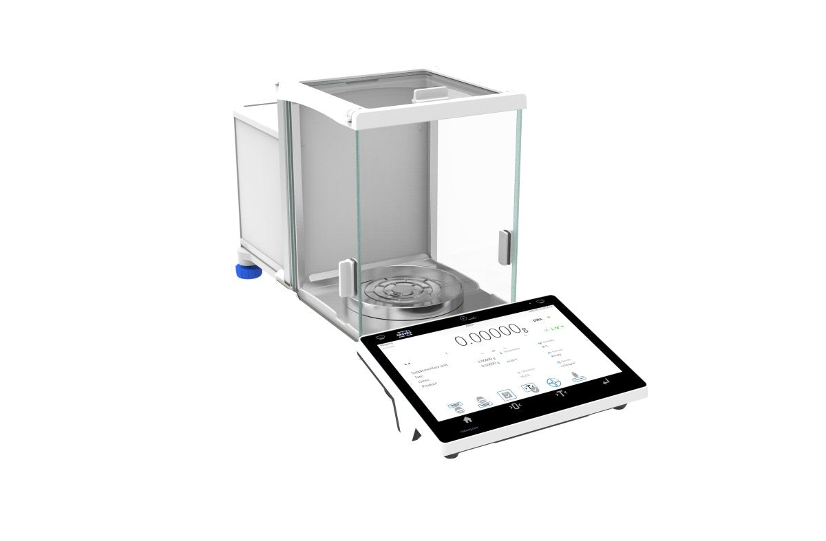 RADWAG XA 110.5Y XA 5Y Analytical Balance, 110g Capacity, 0.01mg Readability, 21 CFR Part 11, Internal Calibration, OIML Class I - XA1105Y - Analytical Balances - Radwag - Weighcore