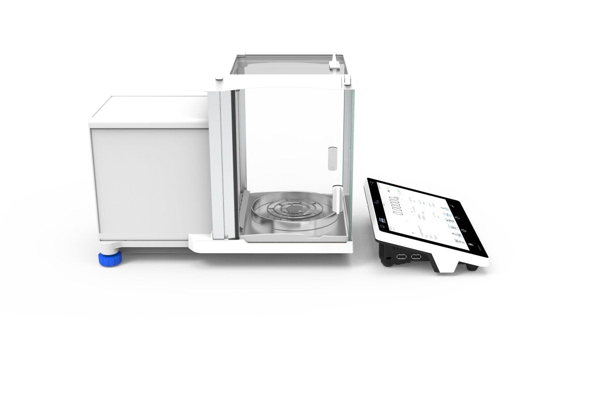 RADWAG XA 82/220.5Y XA 5Y Analytical Balance, 82/220g Capacity, 0.01/0.1mg Readability, 21 CFR Part 11, Internal Calibration, OIML Class I - XA822205Y - Analytical Balances - Radwag - Weighcore