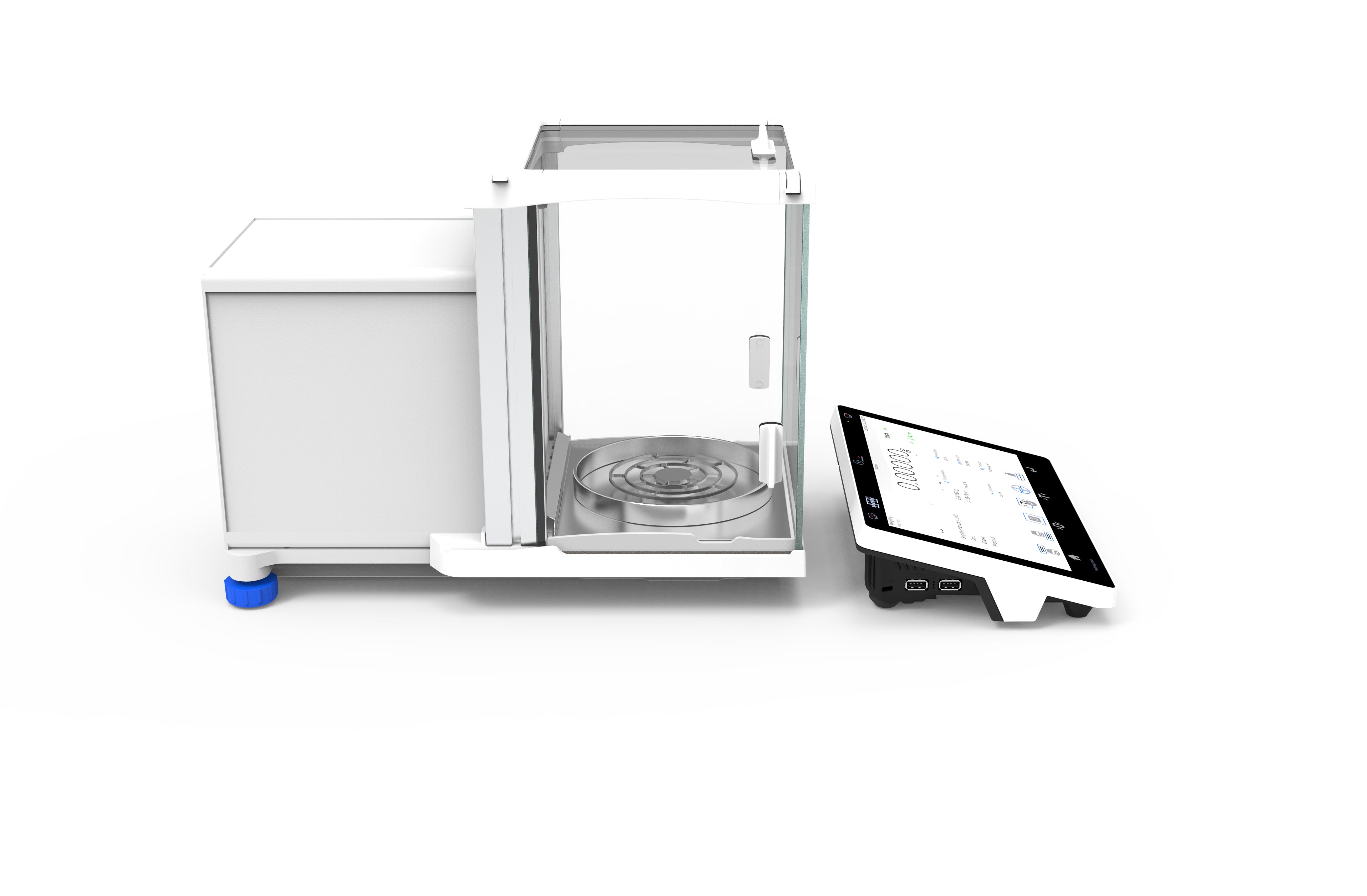 RADWAG XA 82/220.5Y XA 5Y Analytical Balance, 82/220g Capacity, 0.01/0.1mg Readability, 21 CFR Part 11, Internal Calibration, OIML Class I