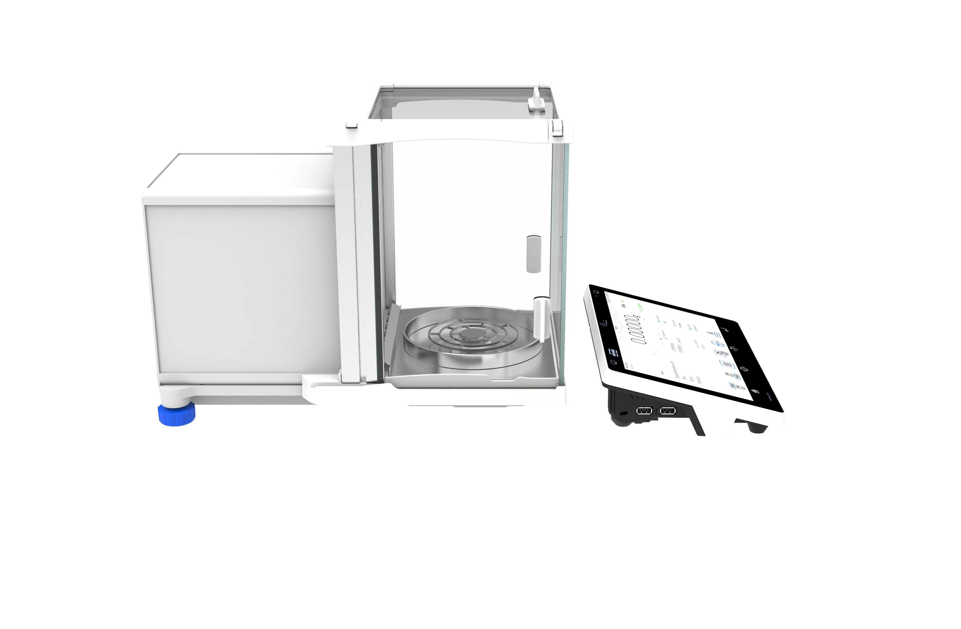 RADWAG XA 120/250.5Y XA 5Y Analytical Balance, 120/250g Capacity, 0.01/0.1mg Readability, 21 CFR Part 11, Internal Calibration, OIML Class I