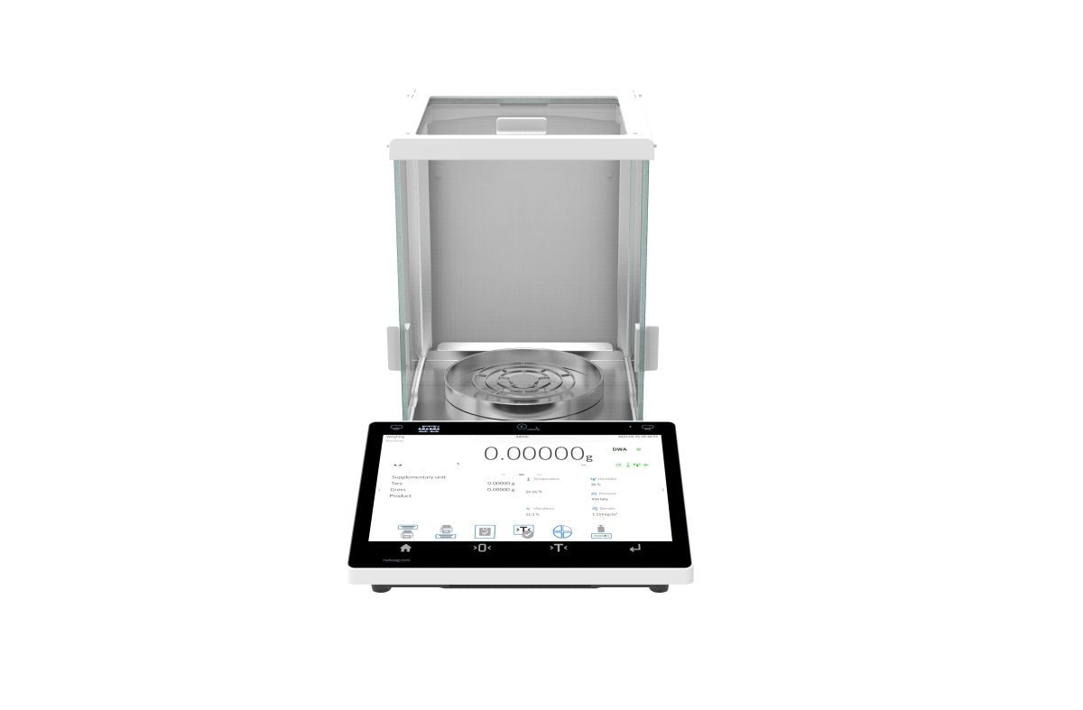 RADWAG XA 310.5Y XA 5Y Analytical Balance, 310g Capacity, 0.1mg Readability, 21 CFR Part 11, Internal Calibration, OIML Class I - XA3105Y - Analytical Balances - Radwag - Weighcore