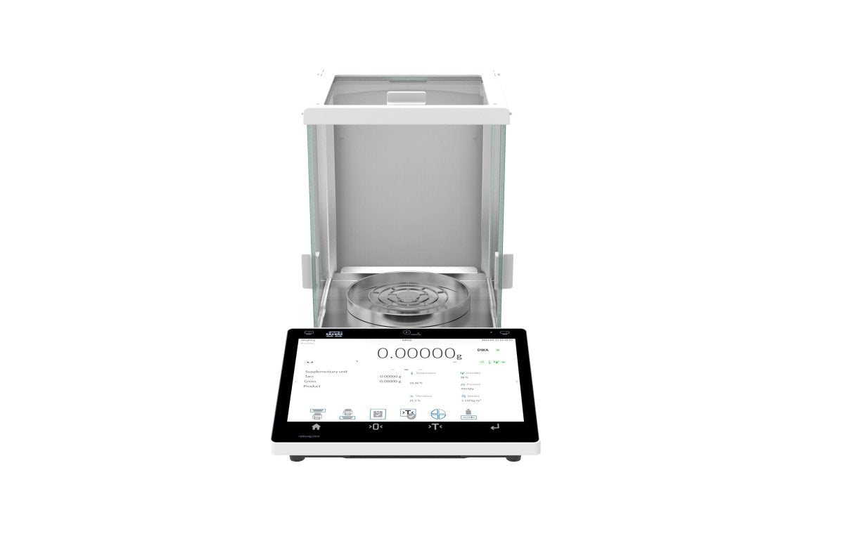 RADWAG XA 110.5Y XA 5Y Analytical Balance, 110g Capacity, 0.01mg Readability, 21 CFR Part 11, Internal Calibration, OIML Class I - XA1105Y - Analytical Balances - Radwag - Weighcore