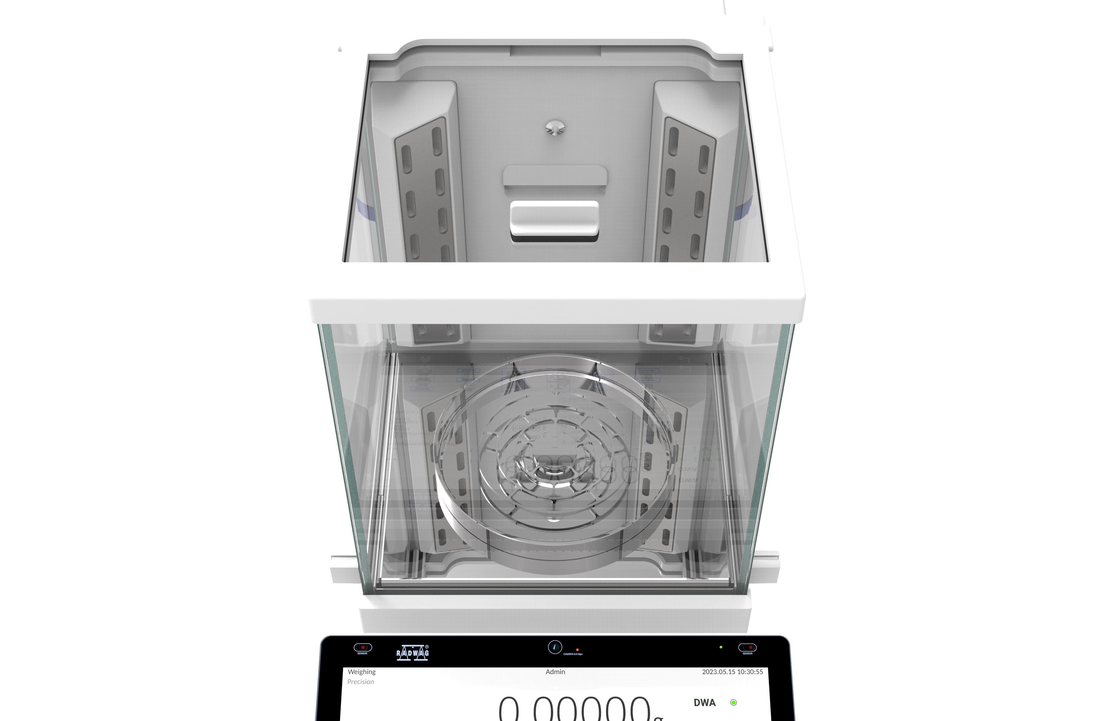 RADWAG XA 210.5Y.A XA 5Y.A Analytical Balance, 210g Capacity, 0.01mg Readability, Internal Calibration, OIML Class I