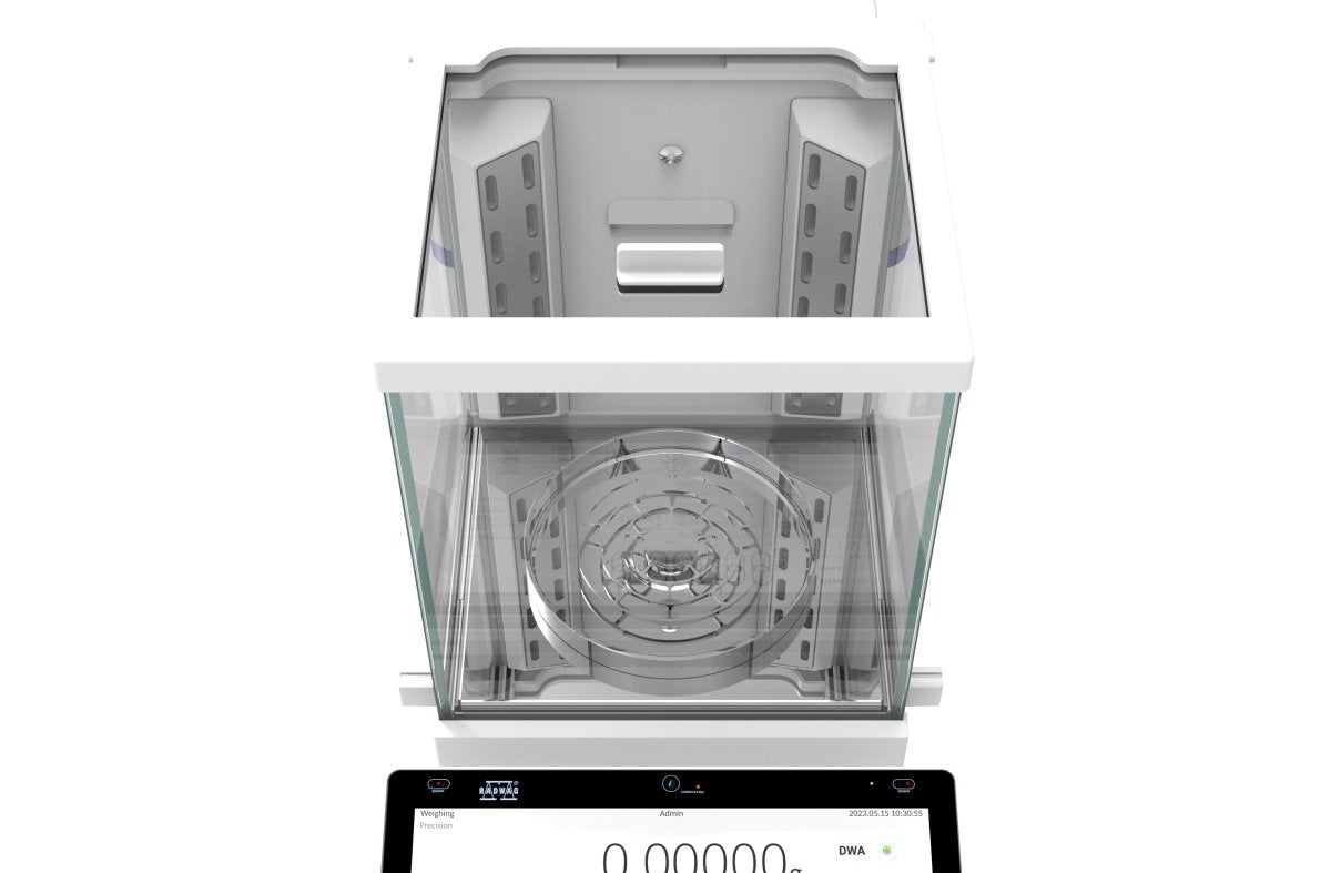 RADWAG XA 310.5Y.A XA 5Y.A Analytical Balance, 310g Capacity, 0.1mg Readability, Internal Calibration, OIML Class I - XA3105YA - Analytical Balances - Radwag - Weighcore