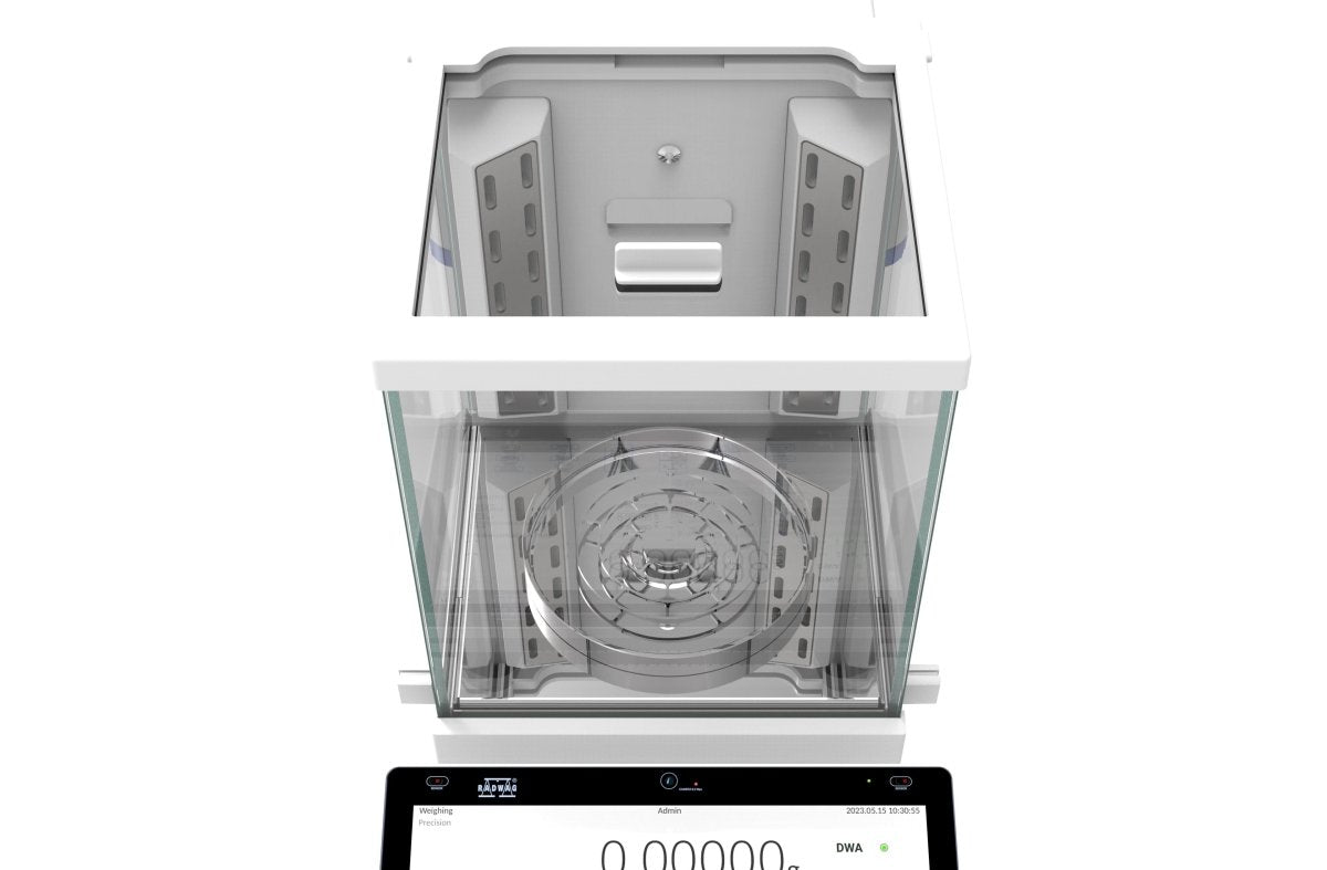 RADWAG XA 210.5Y XA 5Y Analytical Balance, 210g Capacity, 0.01mg Readability, 21 CFR Part 11, Internal Calibration, OIML Class I - XA2105Y - Analytical Balances - Radwag - Weighcore