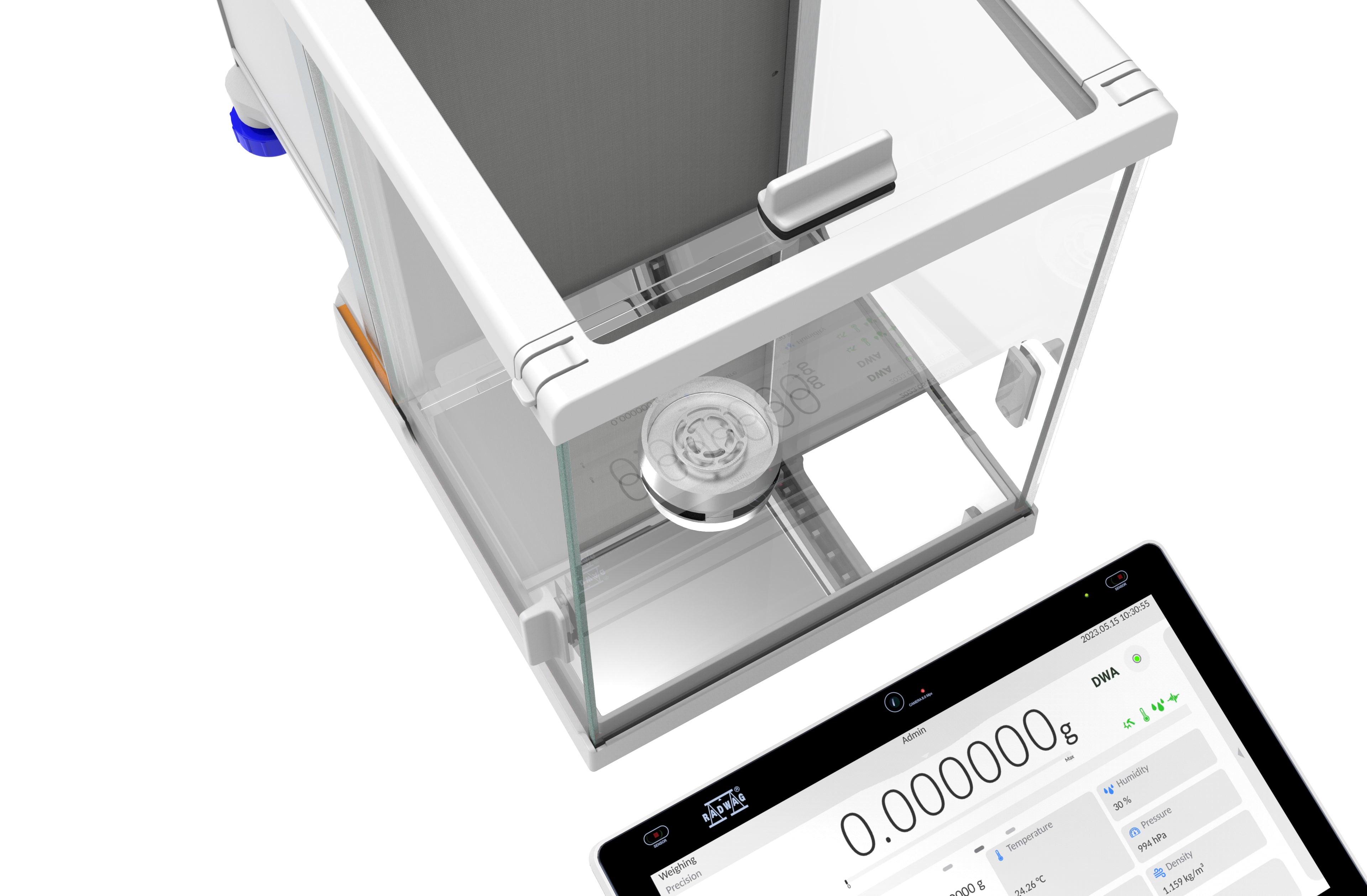 RADWAG XA 6/21.5Y.M XA 5Y.M Microbalance, 6/21g Capacity, 1/2µg Readability, 21 CFR Part 11, Internal Calibration, OIML Class I