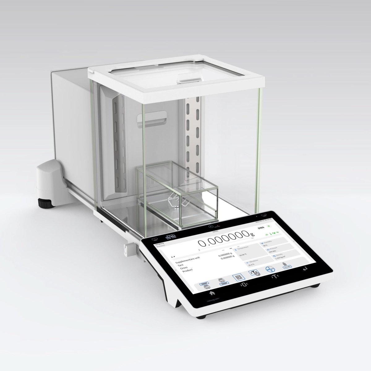 RADWAG XA 6.5Y.M.A.S Microbalance, 6.1g Capacity, 1µg Readability, Internal Calibration, OIML Class I - XA65YMAS - Microbalances - Radwag - Weighcore