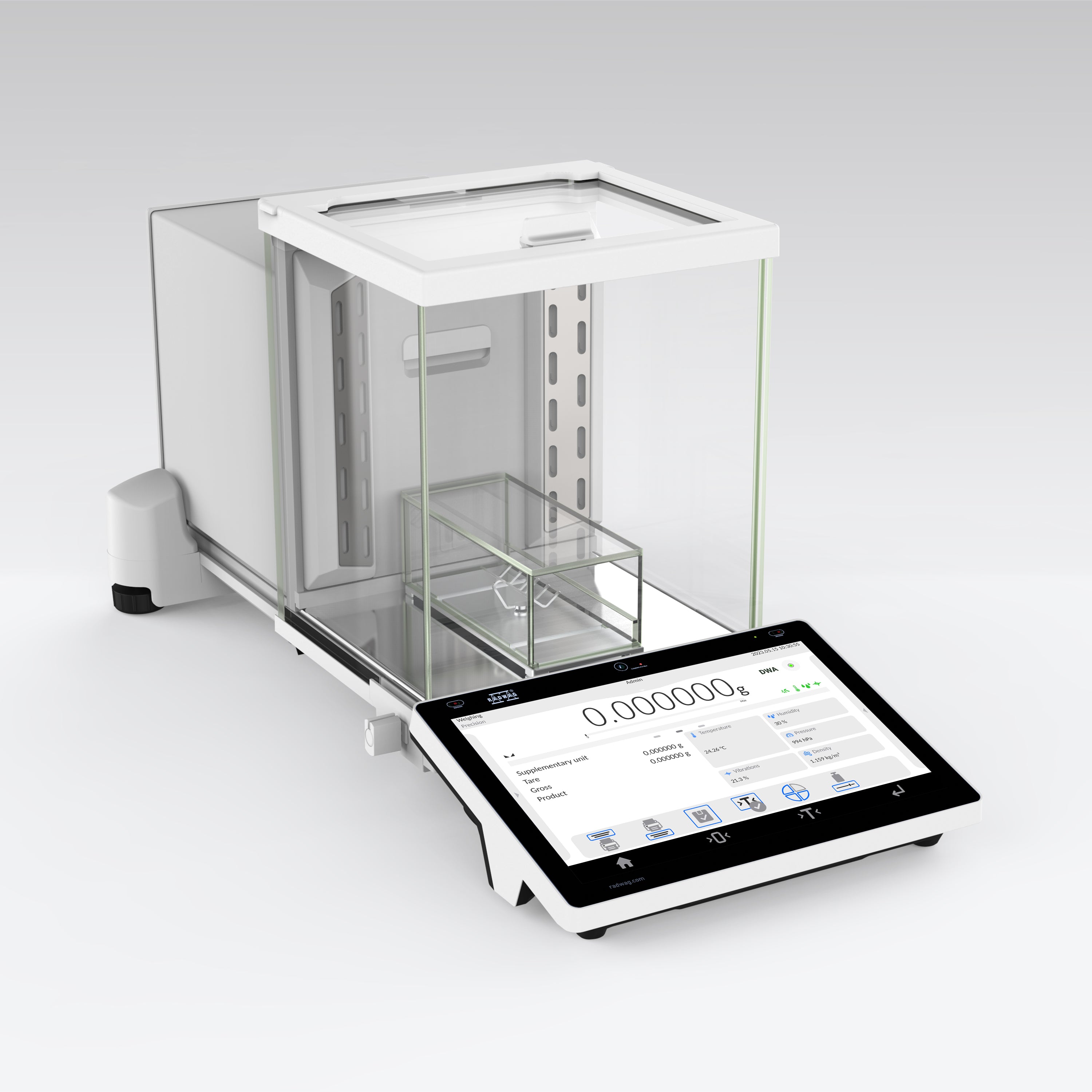 RADWAG XA 6.5Y.M.A.S Microbalance - 6.1g Capacity, 1µg Readability