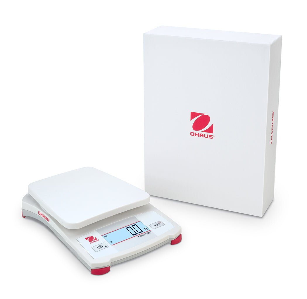 OHAUS CX5200 Compass CX Portable Balance, 5200g Capacity, 1g Readability, 1000hr Battery Life - CX5200 - Portable Balances - Ohaus - Weighcore