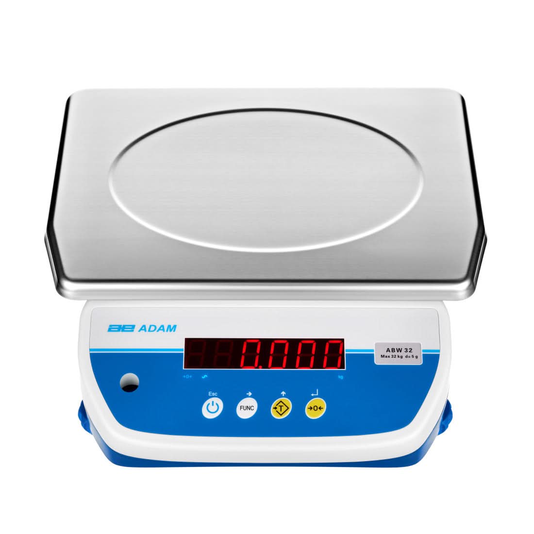 Adam Equipment ABW 32 Aqua Washdown Scale, 32 kg Capacity, 5 g Readability, NSF - 1030014615 - Washdown Scales - Adam Equipment - Weighcore