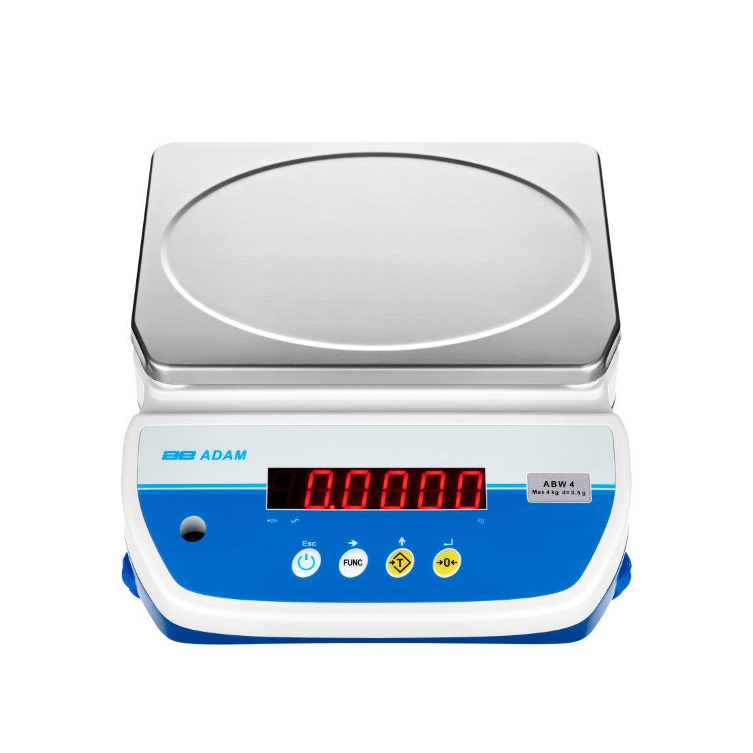 Adam Equipment ABW 4 Aqua Washdown Scale, 4 kg Capacity, 0.5 g Readability, NSF - ABW 4 - Washdown Scales - Adam Equipment - Weighcore