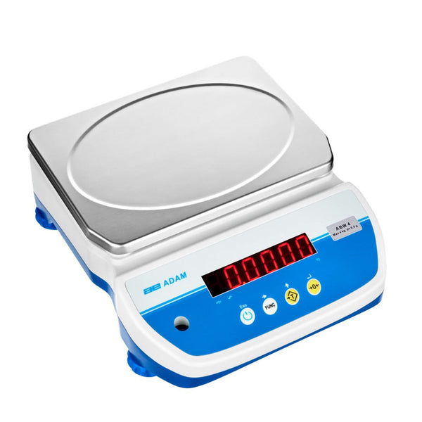 Adam Equipment ABW 4 Aqua Washdown Scale, 4 kg Capacity, 0.5 g Readability, NSF