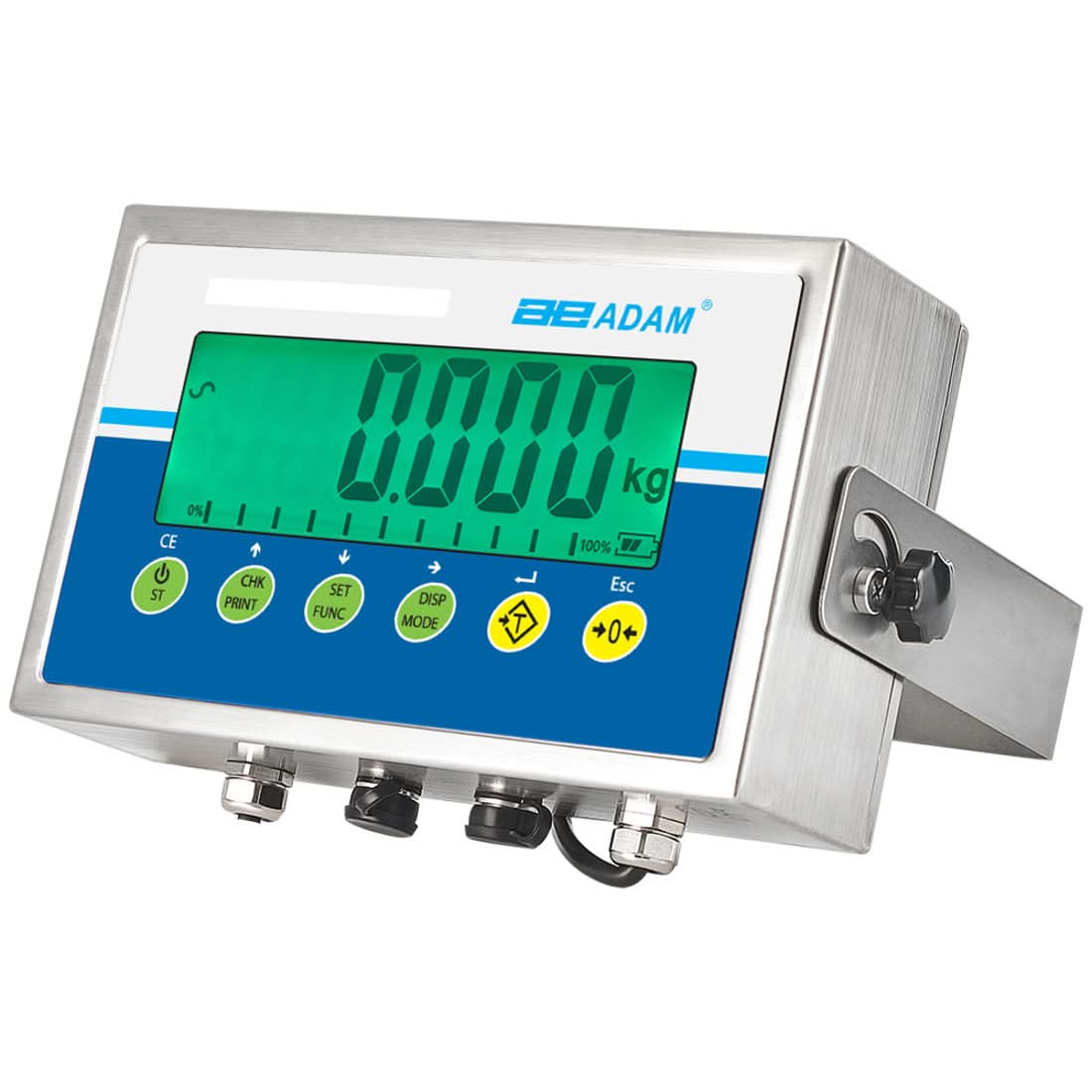 Adam Equipment AE 403a Washdown Weighing Indicator, NSF, IP68, Backlit LCD - AE 403a - Weight Indicators - Adam Equipment - Weighcore