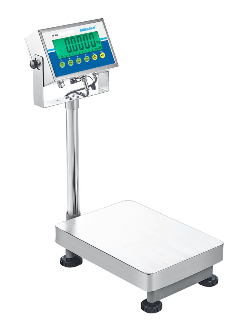 Adam Equipment AGB 16a Aggressor Bench Bench Scale, 8 kg Capacity, 0.2 g Readability, Backlit LCD - 1110014477 - Bench Scales - Adam Equipment - Weighcore