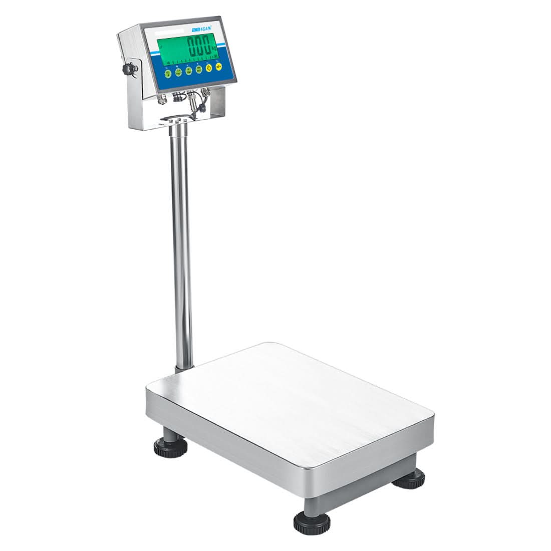 Adam Equipment AGF 660a Aggressor Industrial Floor Floor Scale, 300 kg Capacity, 0.01 kg Readability, RS - 232, Rechargeable Battery - 1050014496 - Weighing Scales - Adam Equipment - Weighcore