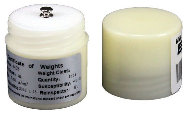 Adam Equipment ASTM 3 - 1g Stainless Steel Calibration Weight, 1g, ASTM Class 3