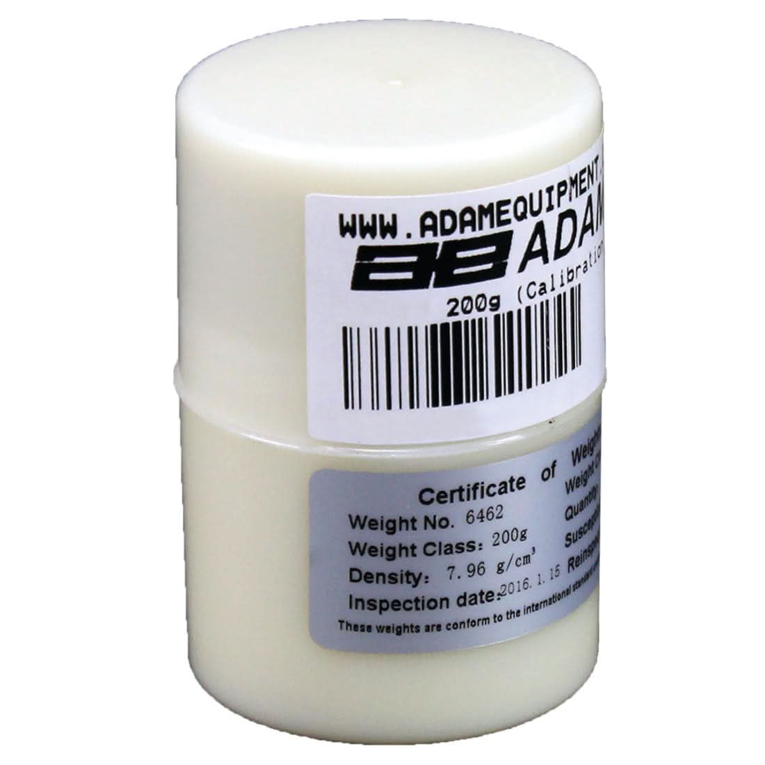 Adam Equipment ASTM 3 - 200g Calibration Weight, 200g Capacity, ASTM Class 3, Stainless Steel - ASTM 3 - 200g - Weights - Adam Equipment - Weighcore