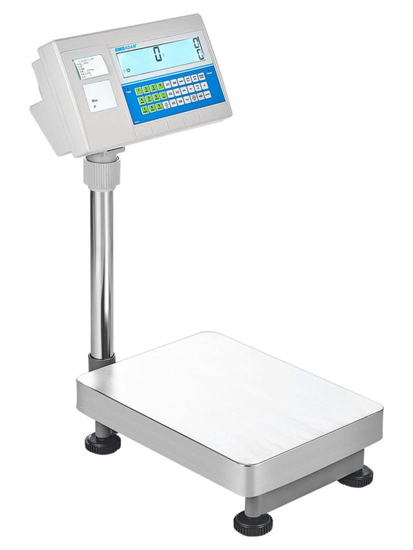 Adam Equipment BCT 65a BCT Advanced Label Printing Counting Scale, 30 kg Capacity, 1 g Readability, Stainless Steel Pan, Backlit LCD
