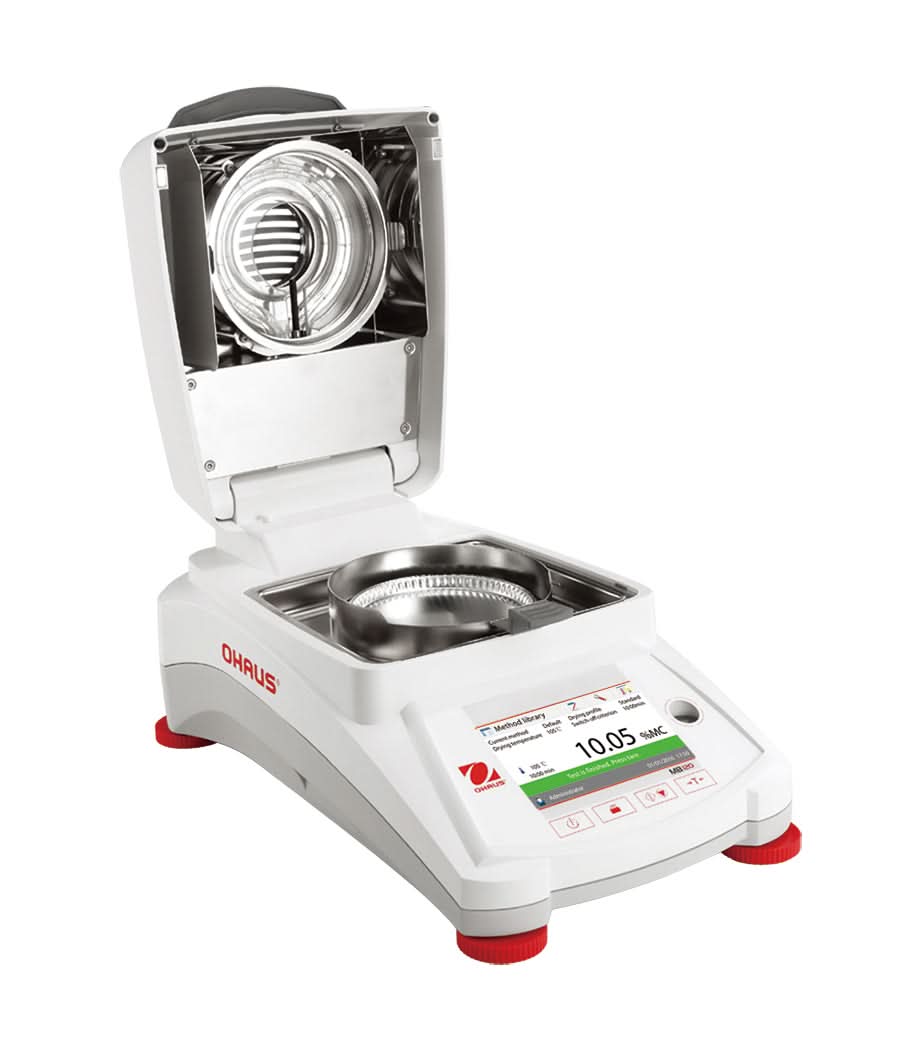 OHAUS MB120 AM MB Moisture Analyzer, 120g Capacity, 1mg/0.01% Readability, GLP/GMP, Touchscreen - MB120 AM - Moisture Analyzers - Ohaus - Weighcore