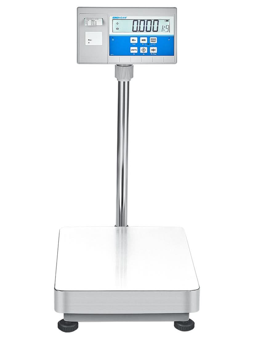 Adam Equipment BKT 165aH Beacon Label Printing Bench Scale, 75 kg Capacity, 2 g Readability, Rechargeable Battery, Stainless Steel Pan - 1050014955 - Bench Scales - Adam Equipment - Weighcore