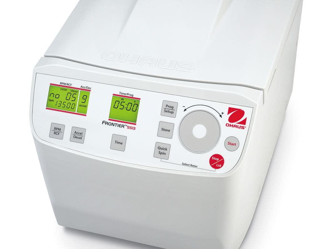OHAUS FC5513 Frontier 5000 Micro Centrifuge, 24 x 1.5/2.0 mL Capacity, High - Speed Lab Centrifuge - FC5513 - Centrifuges - Ohaus - Weighcore