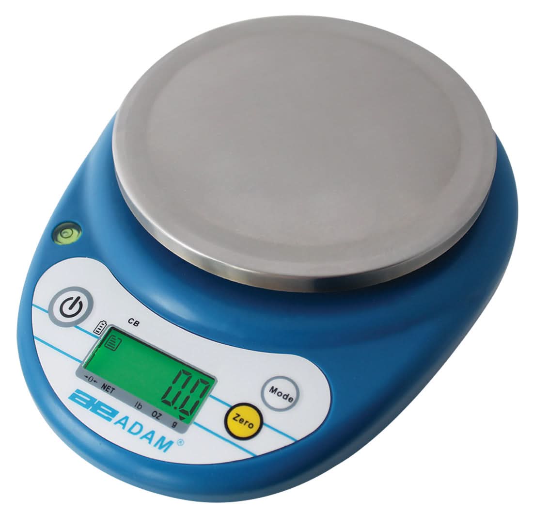 Adam Equipment CB 1001 CB Portable Compact Balance, 1000 g Capacity, 0.1 g Readability, Backlit LCD - 700000164 - Compact Balances - Adam Equipment - Weighcore