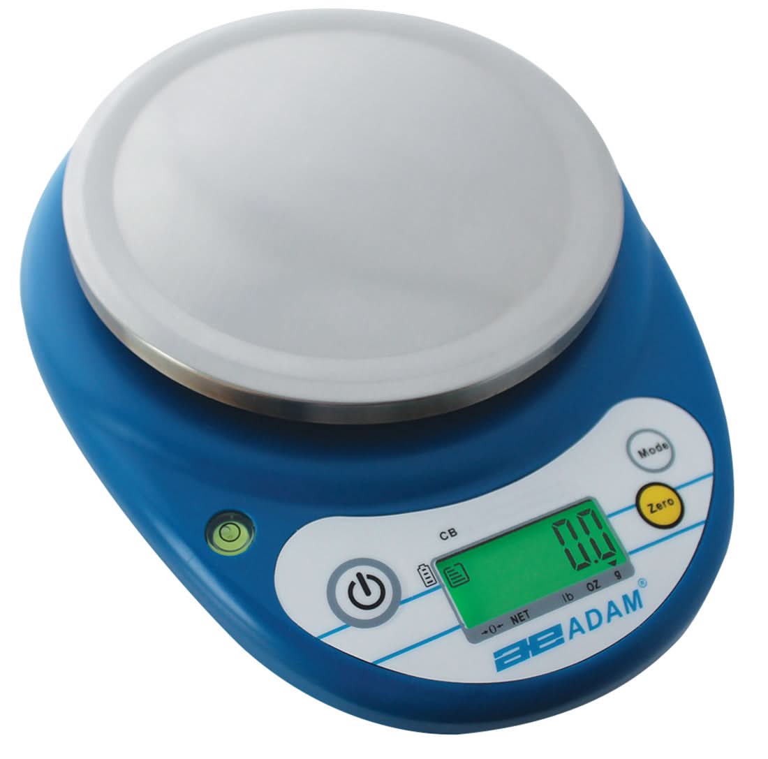Adam Equipment CB 501 CB Portable Compact Balance, 500 g Capacity, 0.1 g Readability, Stainless Steel Pan, Backlit LCD - 700000163 - Compact Balances - Adam Equipment - Weighcore
