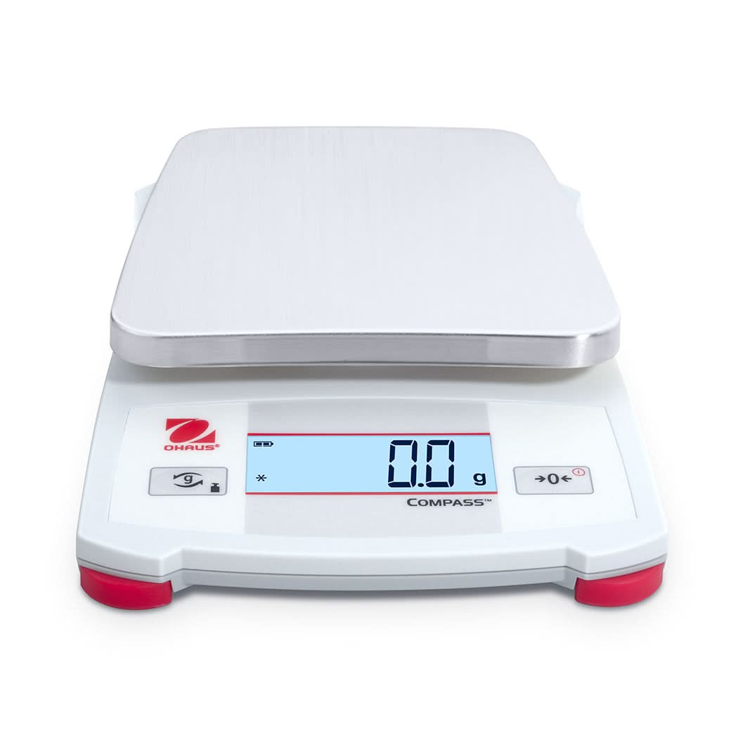 OHAUS CX1201 Compass CX Portable Balance, 1200g Capacity, 0.1g Readability, 1000hr Battery Life - CX1201 - Portable Balances - Ohaus - Weighcore