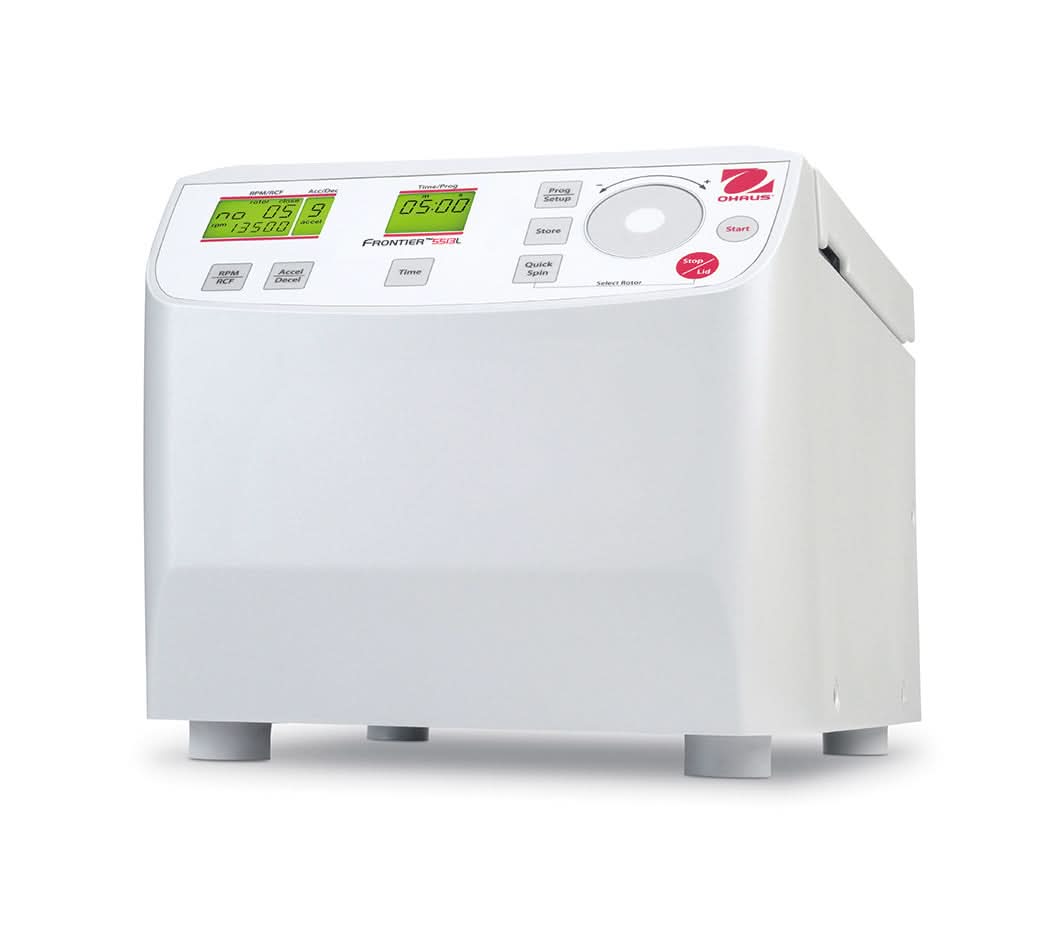 OHAUS FC5513L+R06 Frontier 5000 Micro Centrifuge, 18 x 1.5/2.0 ml Capacity, High - Speed Lab Use - FC5513L+R06 - Centrifuges - Ohaus - Weighcore