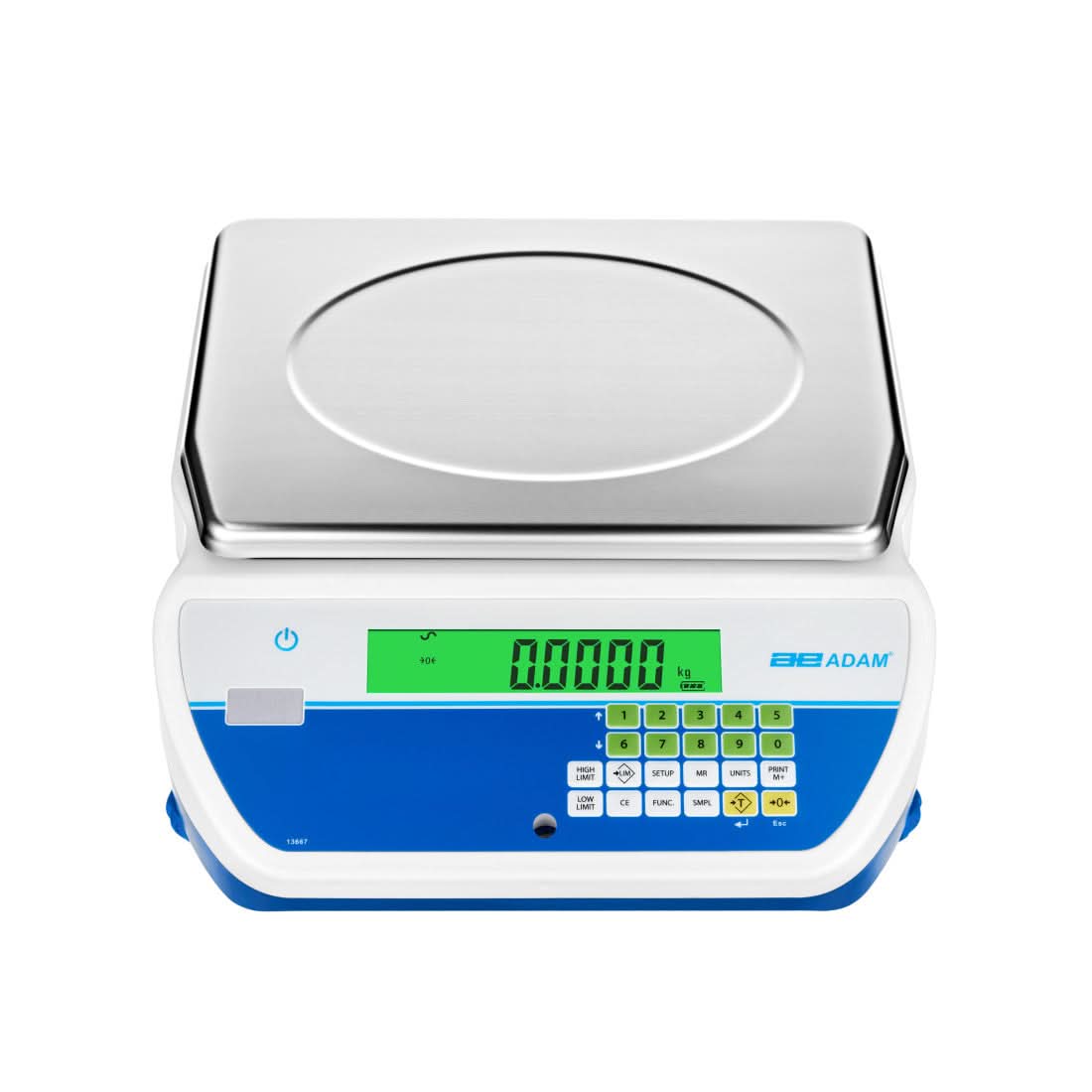 Adam Equipment CKT 16 Cruiser CKT Checkweighing Bench Scale, 16 kg Capacity, 0.5 g Readability, Backlit LCD - 1020013940 - Bench Scales - Adam Equipment - Weighcore