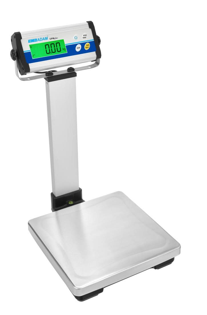 Adam Equipment CPWplus 150P CPWplus Bench Scale, 150 kg Capacity, 0.05 kg Readability, Backlit LCD - 7000015602 - Bench Scales - Adam Equipment - Weighcore