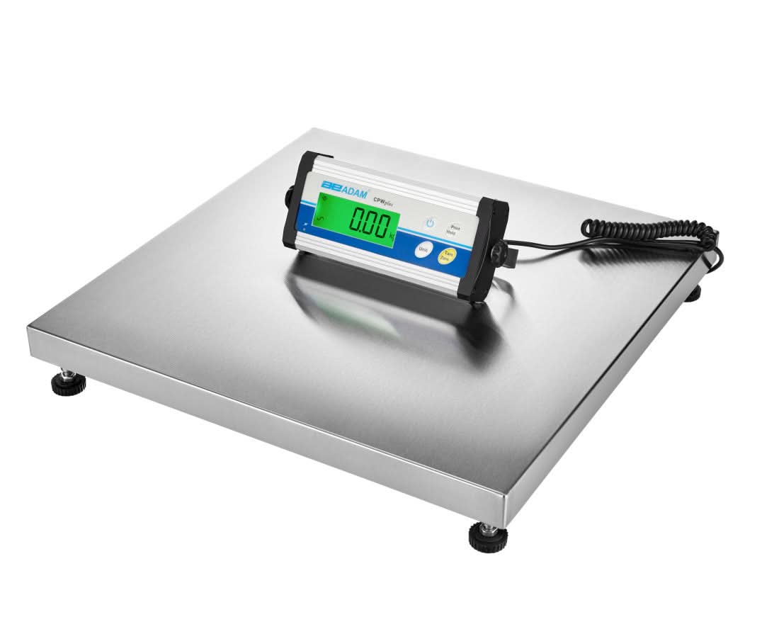 Adam Equipment CPWplus 75M CPWplus Bench Scale, 75 kg Capacity, 0.02 kg Readability, RS - 232, Backlit LCD - 700000035 - Bench Scales - Adam Equipment - Weighcore