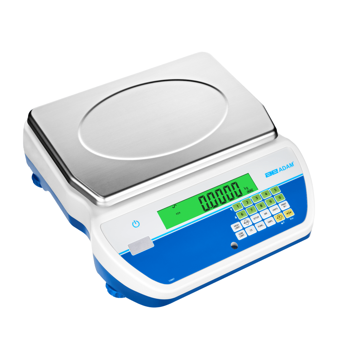 Adam Equipment AELP 1000 [GCa] AELP Low - Profile Pallet Weigh Platform, 1000 kg Capacity, 0.2 kg Readability, Rechargeable Battery, Backlit LCD - AELP 1000 [GCa] - Weigh Platforms - Adam Equipment - Weighcore