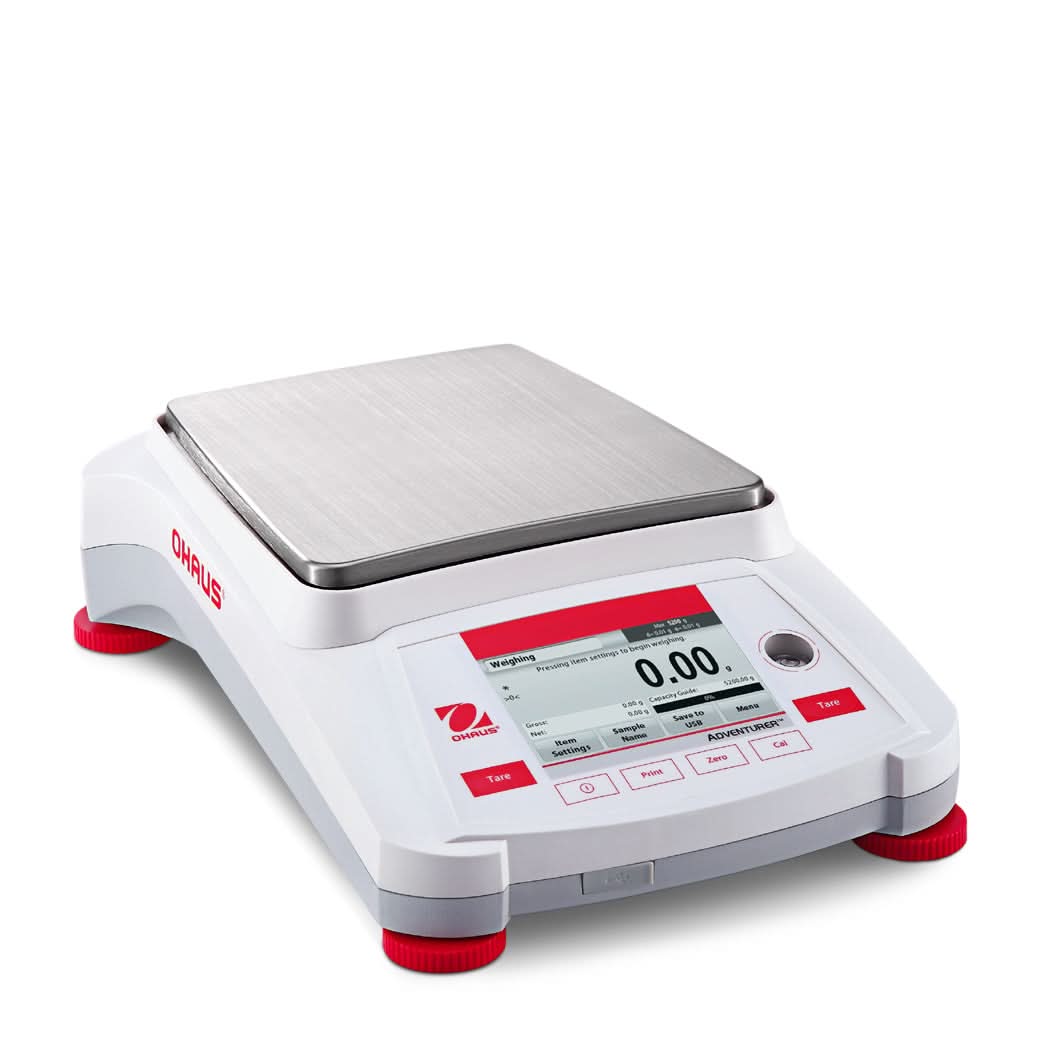 OHAUS AX4202 Adventurer Precision Balance, 4200g Capacity, 0.01g Readability, AutoCal, GLP/GMP - AX4202 - Precision Balances - Ohaus - Weighcore