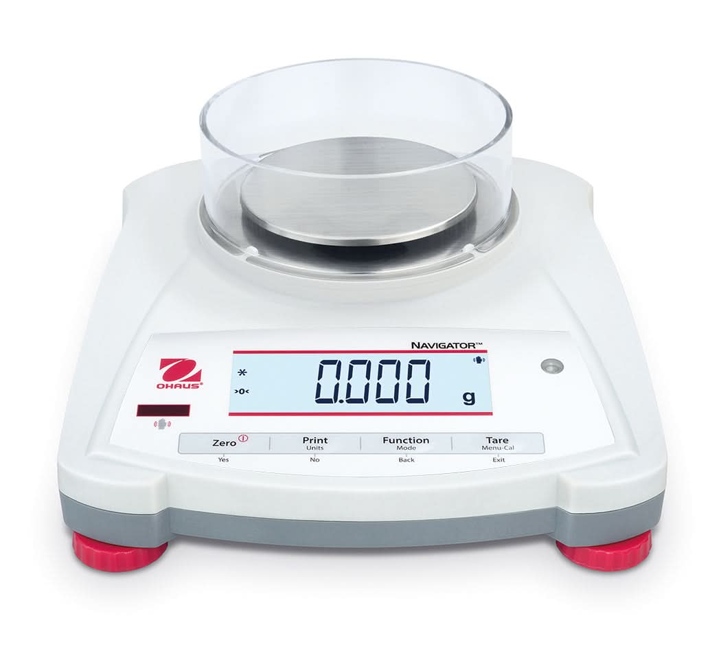 OHAUS NV223 AM Navigator Portable Balance, 220g Capacity, 0.001g Readability, GLP/GMP Compliant - NV223 AM - Portable Balances - Ohaus - Weighcore