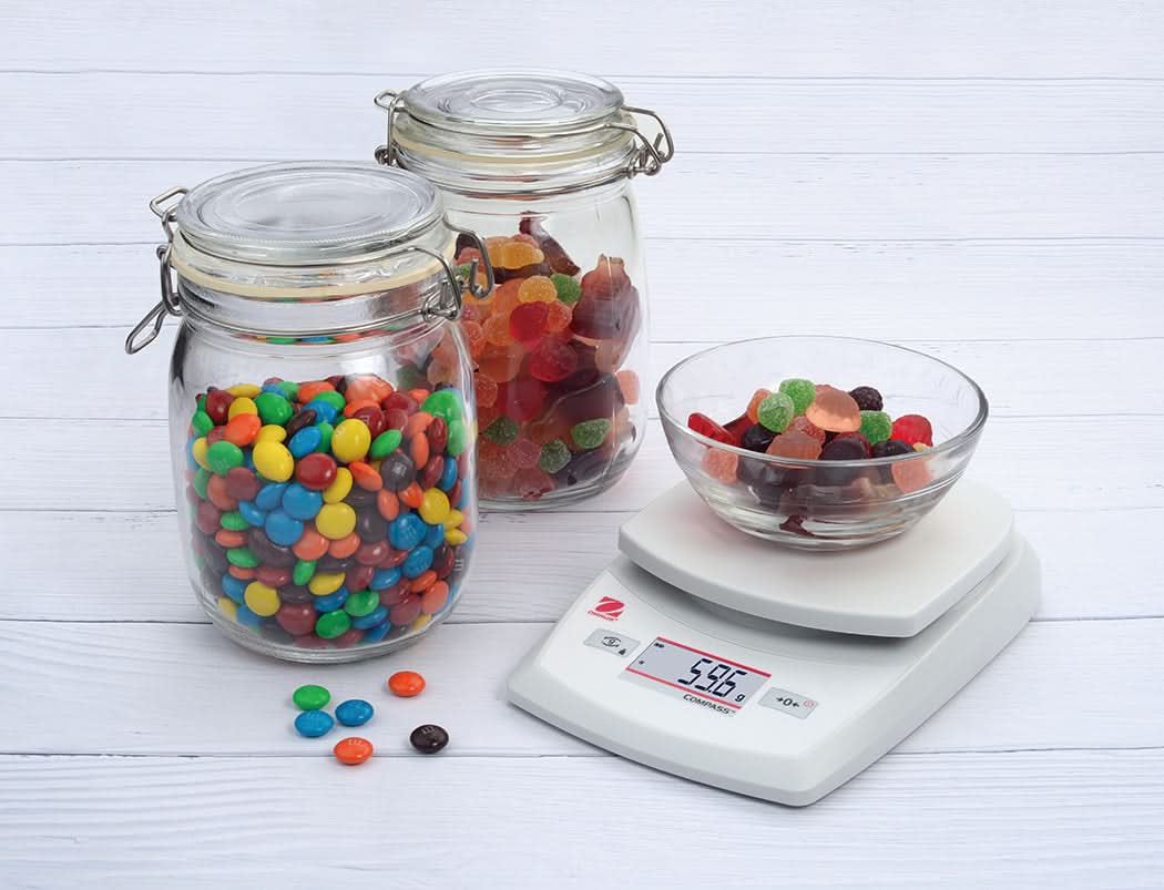 OHAUS CR621 Compass CR Portable Balance, 620g Capacity, 0.1g Readability, Stackable Slim Design - CR621 - Portable Balances - Ohaus - Weighcore