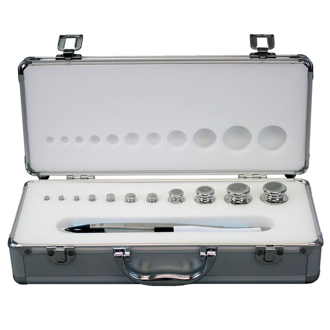 Adam Equipment E2 1g - 200g Stainless Steel Calibration Weight Set, 1g - 200g Range, OIML - E2 1g - 200g - Weights - Adam Equipment - Weighcore