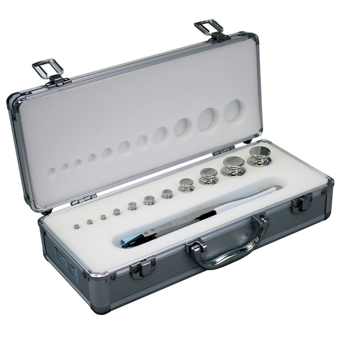 Adam Equipment E2 1g - 200g Stainless Steel Calibration Weight Set, 1g - 200g Range, OIML - E2 1g - 200g - Weights - Adam Equipment - Weighcore