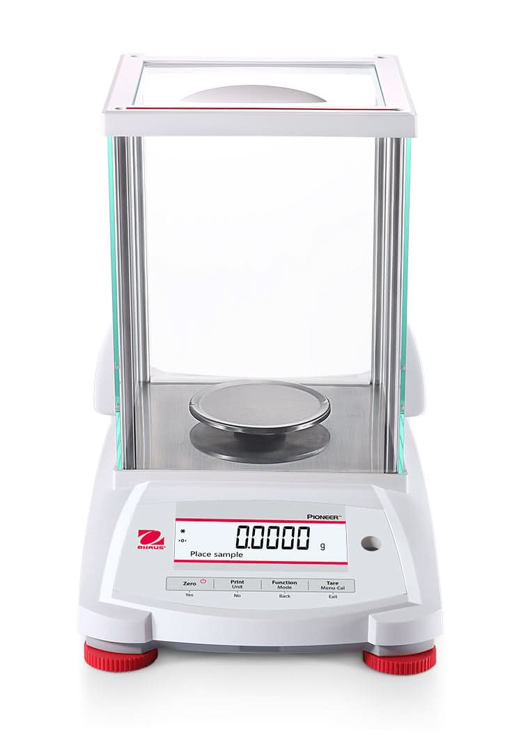 OHAUS PX84 Pioneer PX Analytical Balance, 82g Capacity, 0.1mg Readability, InCal, GLP/GMP - PX84 - Analytical Balances - Ohaus - Weighcore