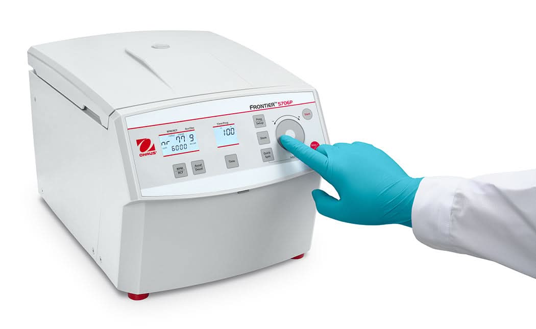 OHAUS FC5706P+R77 Frontier 5000 Multi Centrifuge, 6 x 50 ml Capacity, Rotor R77, LCD Display - FC5706P+R77 - Centrifuges - Ohaus - Weighcore