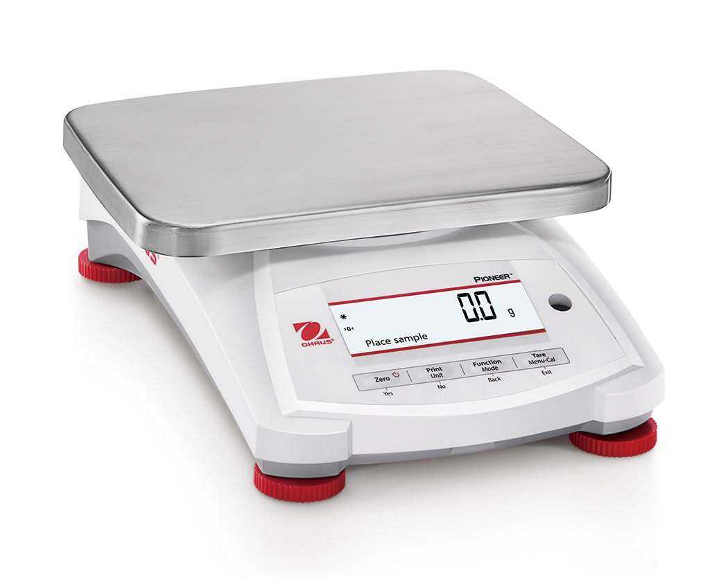 OHAUS PX12001 Pioneer PX Precision Balance, 12000g Capacity, 0.1g Readability, Internal Calibration - PX12001 - Precision Balances - Ohaus - Weighcore