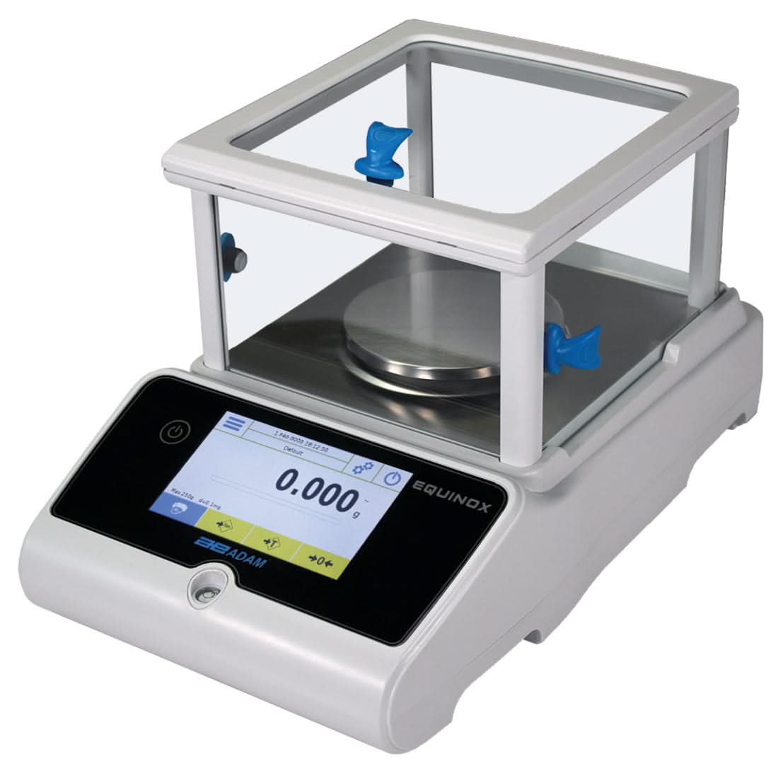 Adam Equipment EPB 2103i Equinox Touchscreen Precision Top Loading Balance, 2100 g Capacity, 0.001 g Readability, Stainless Steel Pan, GLP/GMP - 1010014230 - Top Loading Balances - Adam Equipment - Weighcore