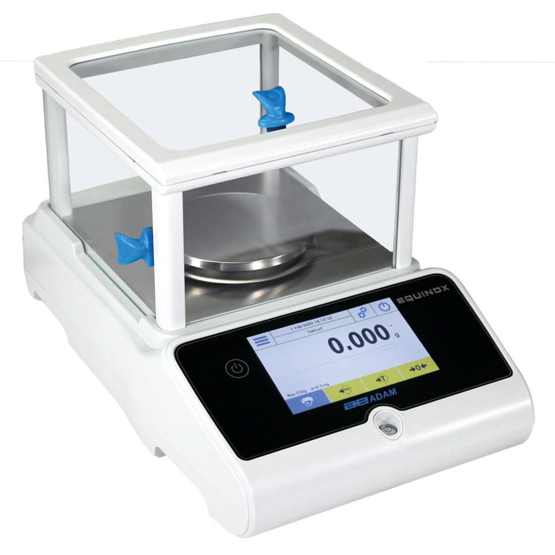 Adam Equipment EPB 2103i Equinox Touchscreen Precision Top Loading Balance, 2100 g Capacity, 0.001 g Readability, Stainless Steel Pan, GLP/GMP - 1010014230 - Top Loading Balances - Adam Equipment - Weighcore