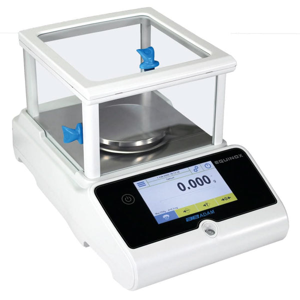 Adam Equipment EPB 2103i Equinox Touchscreen Precision Top Loading Balance, 2100 g Capacity, 0.001 g Readability, Stainless Steel Pan, GLP/GMP