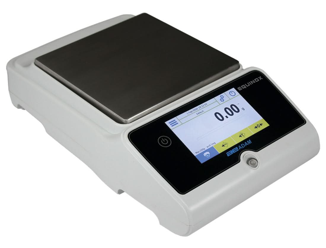 Adam Equipment ETB 6202e Equinox Touchscreen Precision Top Loading Balance, 6200 g Capacity, 0.01 g Readability, GLP/GMP - 1010014233 - Top Loading Balances - Adam Equipment - Weighcore