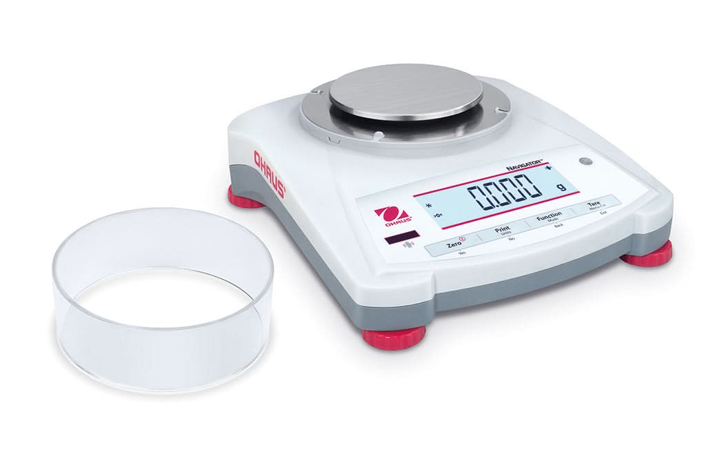 OHAUS NV123 AM Navigator Portable Balance, 120g Capacity, 0.001g Readability, GLP/GMP Compliant - NV123 AM - Portable Balances - Ohaus - Weighcore