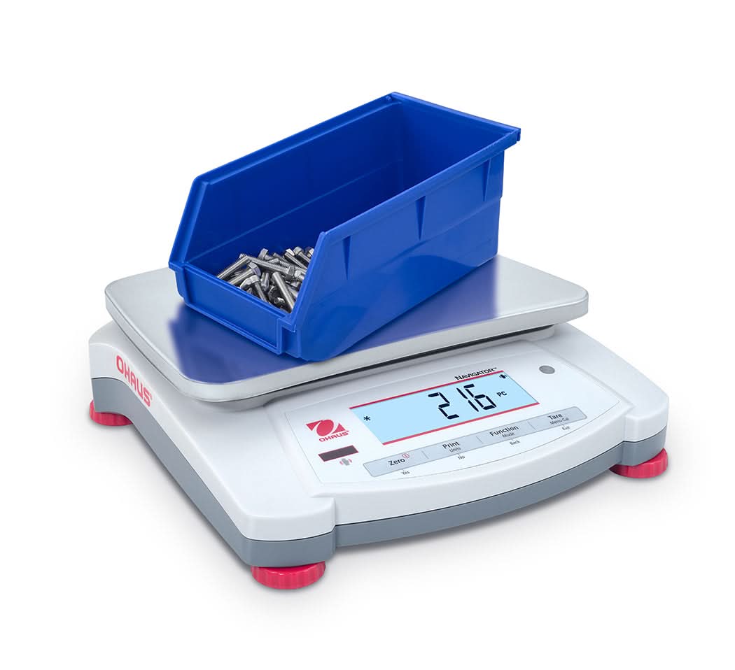 OHAUS NVT22000 AM Navigator Portable Balance, 22000g Capacity, 1g Readability, USB Connectivity - NVT22000 AM - Portable Balances - Ohaus - Weighcore