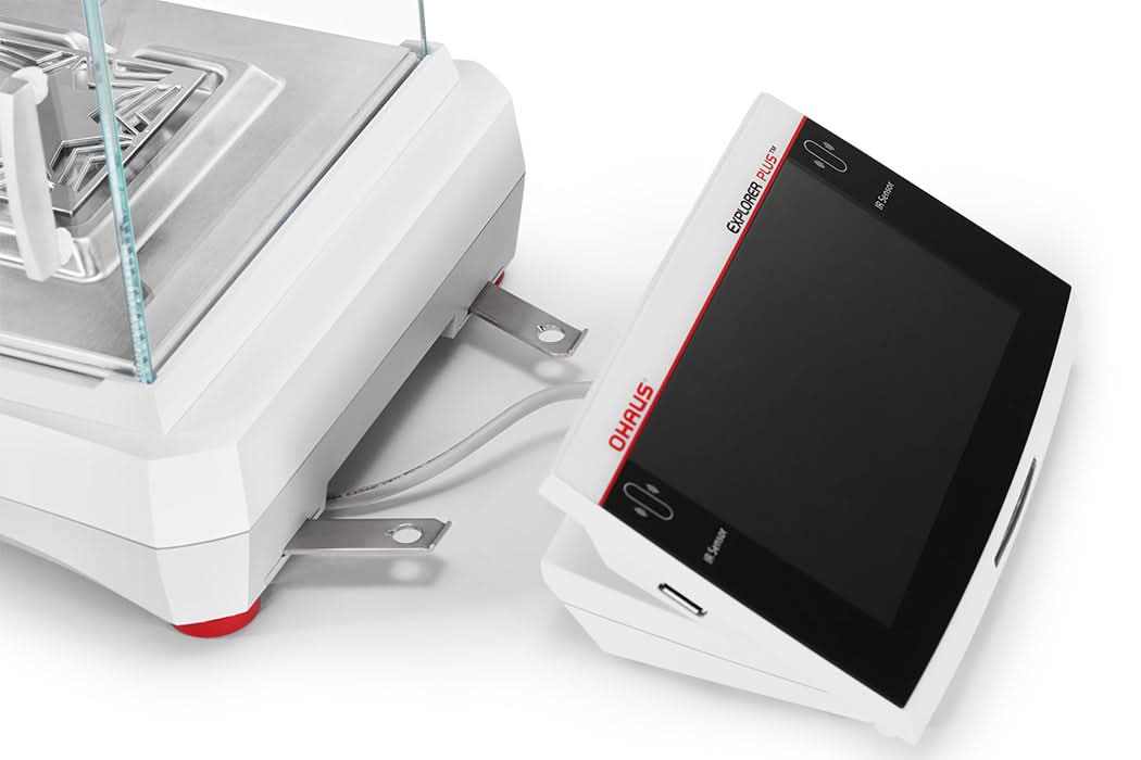 OHAUS EXP125/AD Explorer EXP Semi - Micro Balance, 120 g Capacity, 0.01 mg Readability, AutoCal, Touchscreen - EXP125/AD - Semi - Micro Balances - Ohaus - Weighcore