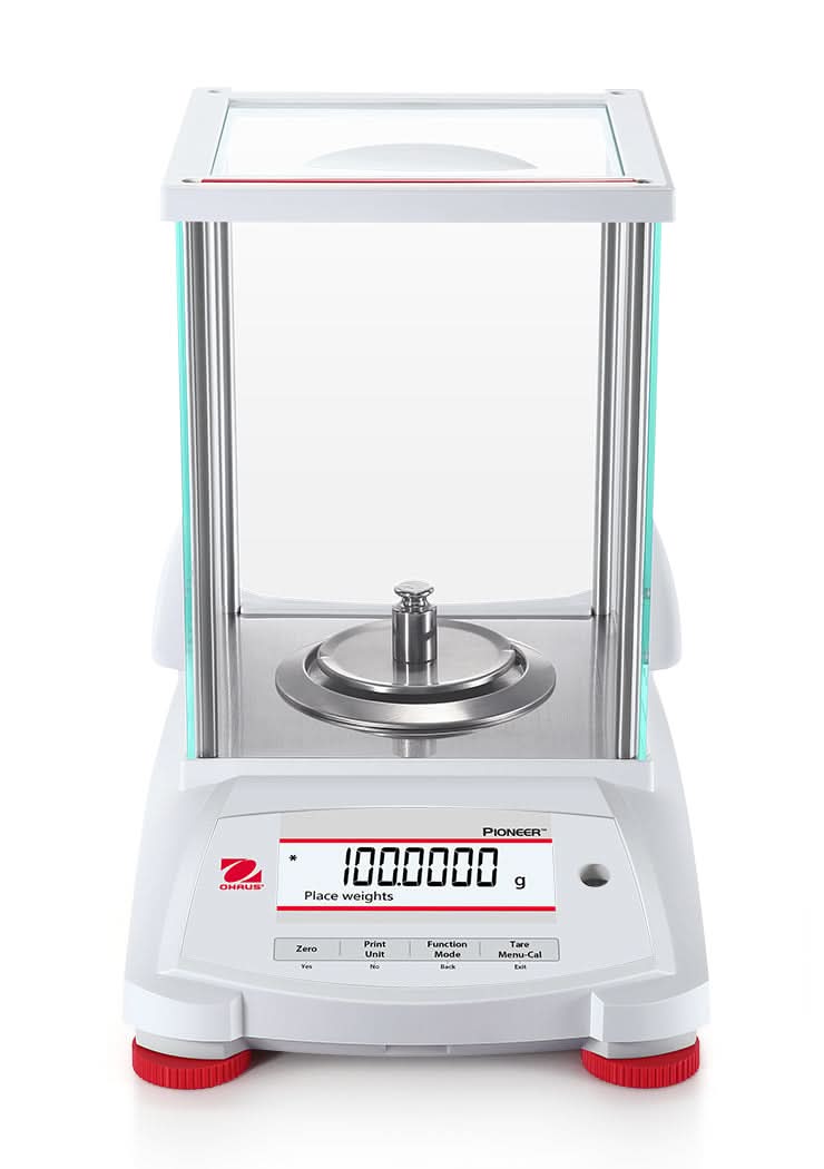 OHAUS PX224/E Pioneer PX Analytical Balance, 220g Capacity, 0.1mg Readability, GLP/GMP - PX224/E - Analytical Balances - Ohaus - Weighcore