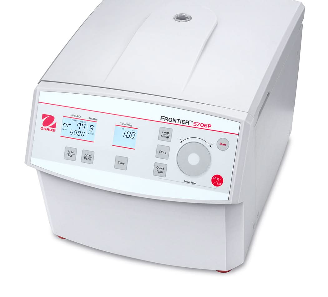 OHAUS FC5706P+R97 Frontier 5000 Multi Centrifuge, 6 x 50 ml Capacity, Rotor R97, LCD Display - FC5706P+R97 - Centrifuges - Ohaus - Weighcore